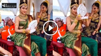 கால் வலிக்குது த்ரிஷா...சேட்டை பண்ணாத.. பிருந்தா மாஸ்டர் மடியில் அமர்ந்து குறும்பு செய்த த்ரிஷா 37