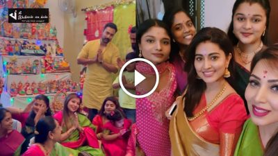 நடிகை சினேகா வீட்டு நவராத்திரி கொலு... உறவினர்களை அழைத்து பூஜை செய்த சினேகா 58
