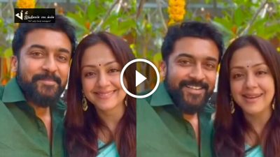 ரசிகர்களுக்கு ஜோடியாக வந்து தீபாவளி வாழ்த்துக்கள் கூறிய சூர்யா ஜோதிகா... 19