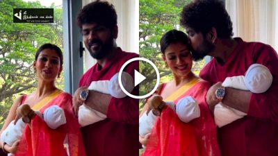 இரட்டை குழந்தைகளுடன் தீபாவளி வாழ்த்துக்கள் கூறிய நயன்தாரா விக்னேஷ் சிவன் 13