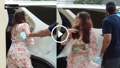 தடுக்கி விழுந்த தல அஜித் மகள்.. தாங்கி பிடித்த தாய் மாமா 46