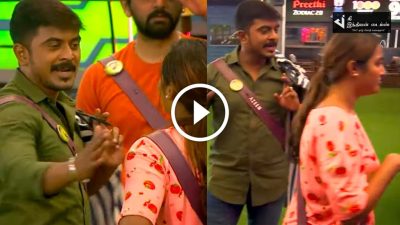 பஞ்ச் வசனம் பேசிய அசீமை BULB வாங்க வைத்த மைனா நந்தினி | bigg boss promo 55