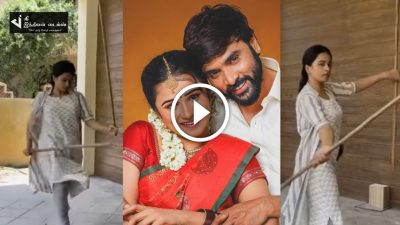 அட நம்ம கவிஞர் சினேகன் மனைவியா இது... செம்மையா சிலம்பம் ஆடுறாங்களே 52