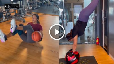 முன்னணி நடிகைகளுக்கே உடற்பயிற்சியில் சவால் விட்ட நடிகை ஜோதிகா... ப்பா என்னா ENERGY 65