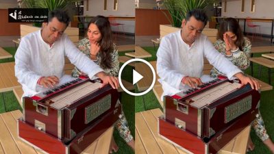 AR.RAHMAN ஹார்மோனியம் வாசிப்பதை மயங்கி கேட்கும் ஐஸ்வர்யா ரஜினிகாந்த் 13