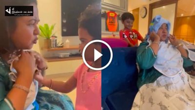 நடிகை ராதிகாவை படாதபாடுபடுத்தும் பேரன் பேத்திகள்... வீடியோ வெளியிட்டு ராதிகா மகிழ்ச்சி 13