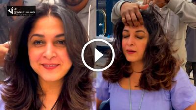 52 வயதில் 22 வயது பெண்ணை போல HAIR STYLE-ல் கலக்கும் ரம்யா கிருஷ்ணன் 34