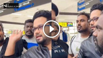 AIRPORT-ல் பயங்கர சண்டை போட்ட நடிகர் சஞ்சீவ் ஆல்யா மானசா 5