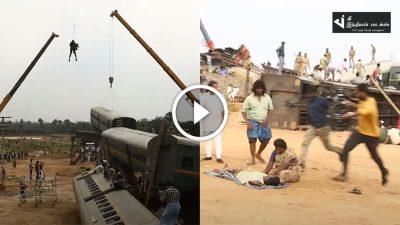 விடுதலை படத்தின் TRAIN ACCIDENT காட்சி MAKING VIDEO இதோ.... 4