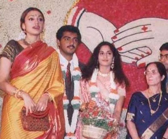 காணக்கிடைக்காத தல அஜித் மற்றும் ஷாலினியின் திருமண புகைப்படங்கள் இதோ 3