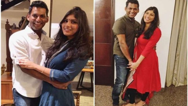 நிச்சயத்துடன் நின்று போன நடிகர் விஷாலின் நிச்சயதார்த்த புகைப்படங்கள் இதோ 7