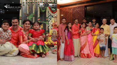 நடிகை சினேகா வீட்டு பிரம்மாண்ட வரலக்ஷ்மி பூஜை புகைப்படங்கள் 31