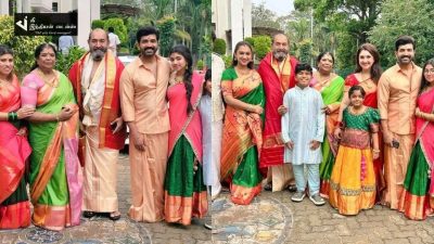 பழம்பெரும் நடிகர் விஜயகுமாரின் பிறந்தநாளை கொண்டாடிய நடிகர் அருண்விஜய் 91