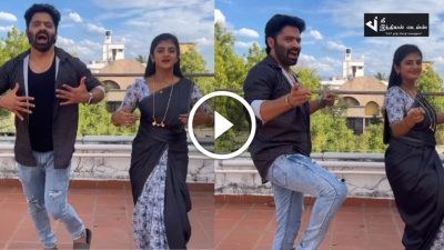 பார்த்தியுடன் நா ரெடிதான் பாடலுக்கு குத்தாட்டம் போட்ட காவியா 12