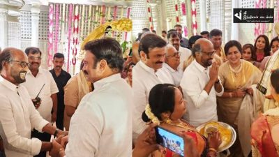 நண்பர் வீட்டு இல்ல திருமண விழாவில் கலந்துகொண்ட நடிகர் ரஜினிகாந்த் 102