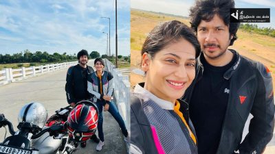 கணவருடன் பைக் ரைட் சென்ற BIGGBOSS விஜயலட்சுமியின் அழகிய புகைப்படங்கள் 7