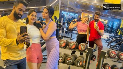 GYM-ல் வெறித்தனமாக WORKOUT செய்யும் பிக் பாஸ் லாஸ்லியா புகைப்படங்கள் 108