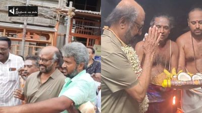 இன்று திருவண்ணாமலை கோவிலில் சுவாமி தரிசனம் செய்த நடிகர் ரஜினிகாந்த் புகைப்படங்கள் 63