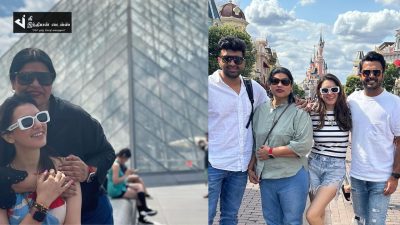 அம்மா மற்றும் கணவருடன் வெளிநாடு சுற்றுலா சென்ற நடிகை ஹன்சிகா 43