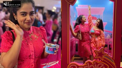 BARBIE படம் பார்க்க BARBIE உடையில் CUTE-ஆக சென்று அசத்திய நடிகை சித்தி இத்னானி 82