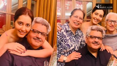 தந்தையின் பிறந்தநாளை குடும்பத்துடன் கொண்டாடிய நடிகை ராஷி கண்ணா 16