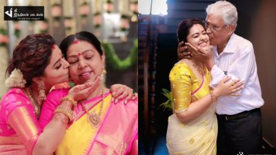 அம்மா அப்பாவுடன் நடிகை சினேகா ஆசையாக எடுத்துக்கொண்ட புகைப்படங்கள் 98