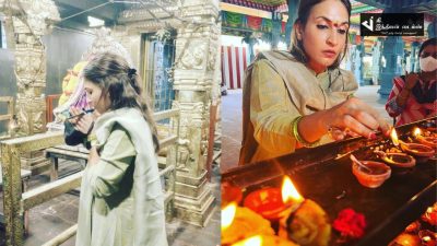 கோவிலில் விளக்கு போட்டு பூஜை செய்த நடிகர் ரஜினிகாந்த் மகள் ஐஸ்வர்யா 53
