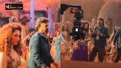 தமன்னா நடனத்தில் மிரட்டும் "காவாலா" பாடல் மேக்கிங் புகைப்படங்கள் இதோ 7