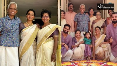 குடும்பத்துடன் ஓணம் பண்டிகையை கொண்டாடிய விக்ரம் பட நடிகை காயத்ரி சங்கர் 15
