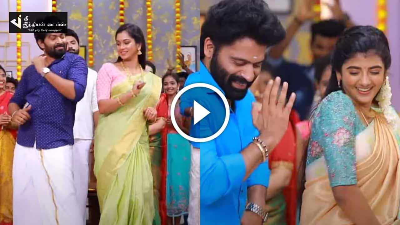 மீண்டும் ஒன்று சேர்ந்த குடும்பம்.. ஆட்டம் பாட்டத்தில் காவ்யா பார்த்தி & ஜீவா ப்ரியா – ஈரமான ரோஜாவே 2 ப்ரோமோ