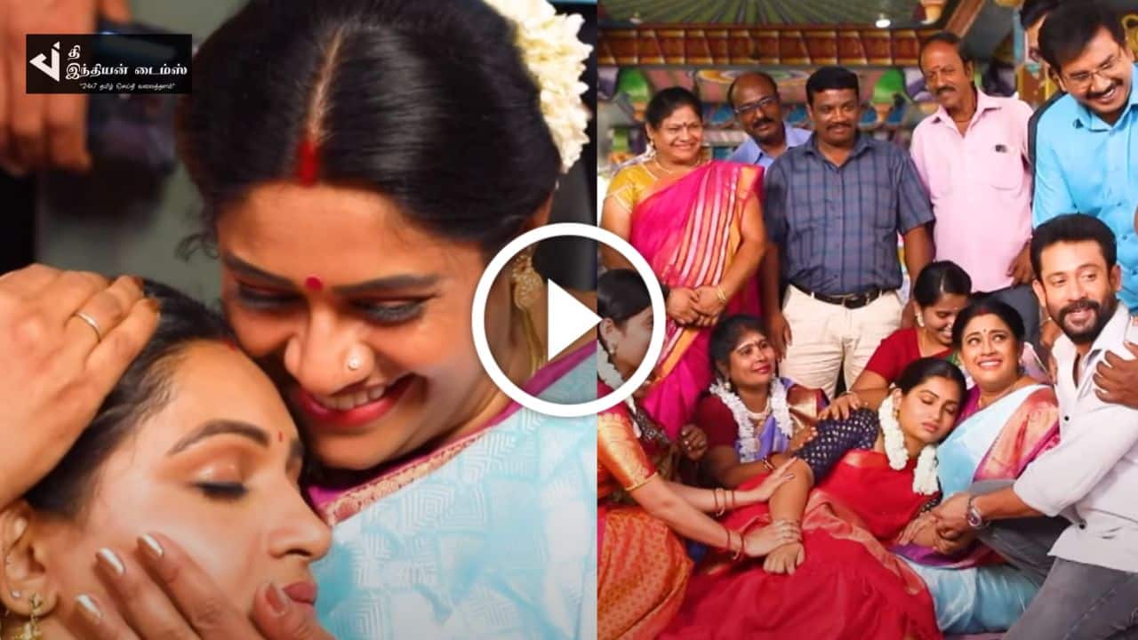 கர்ப்பமாக இருக்கும் சரஸ்வதி… அப்பாவாக போகும் தமிழ்… கொண்டாட்டத்தில் குடும்பம்… தமிழும் சரஸ்வதியும் ப்ரோமோ