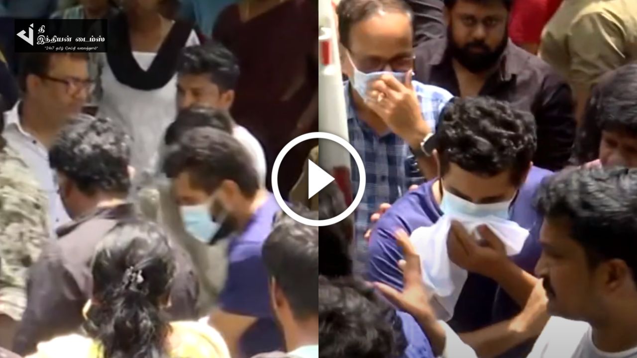 பாச மகள் மீரா உடலை கண்டு அழுது துடித்த விஜய் ஆண்டனி