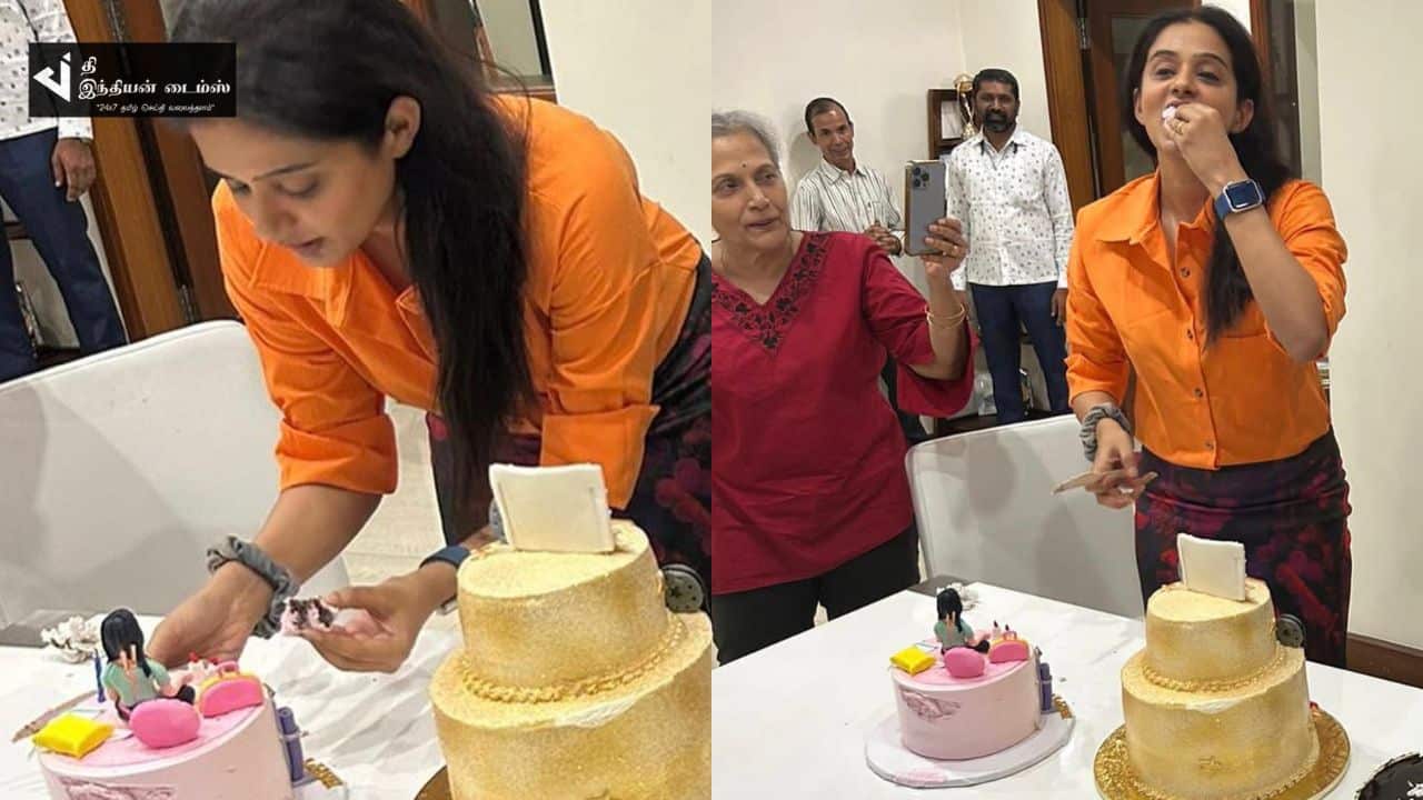 பருத்தி வீரன் நடிகை பிரியாமணியின் பிறந்தநாள் கொண்டாட்டம்