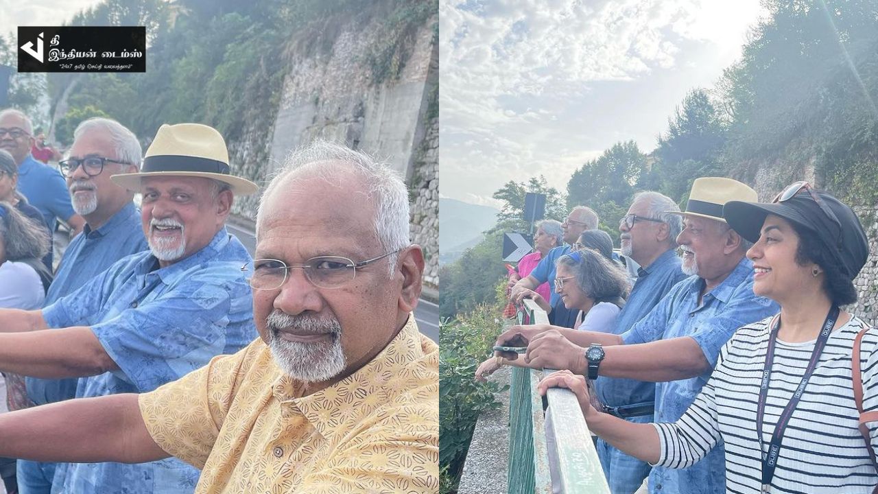 மனைவி சுஹாசினியுடன் ரோமன் நாட்டிற்கு விடுமுறைக்கு சென்ற மணிரத்தினம்