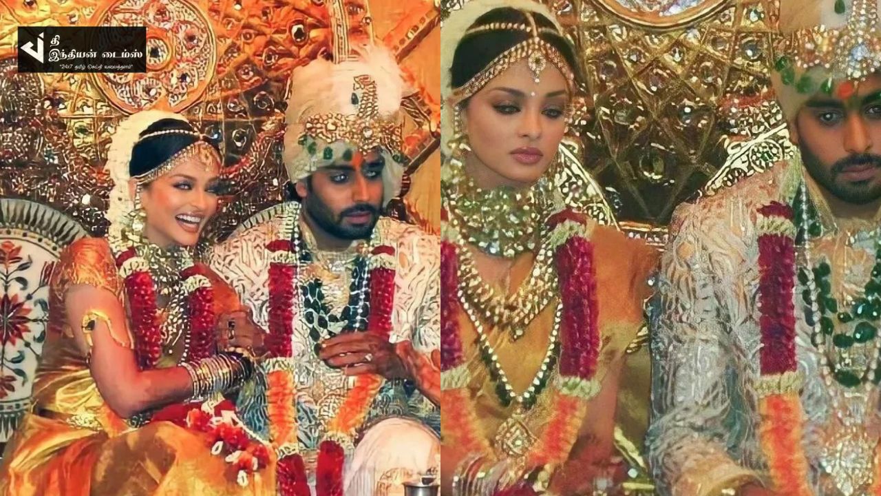 உலக அழகி ஐஸ்வர்யா ராய் மற்றும் அபிஷேக் பச்சன் திருமண புகைப்படங்கள்