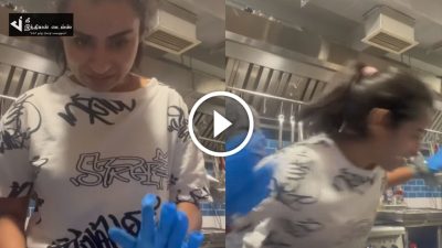 கிச்சனில் சமைத்து கொண்டிருக்கும் பொழுது தலைதெறிக்க ஓடிய சிவாங்கி 58