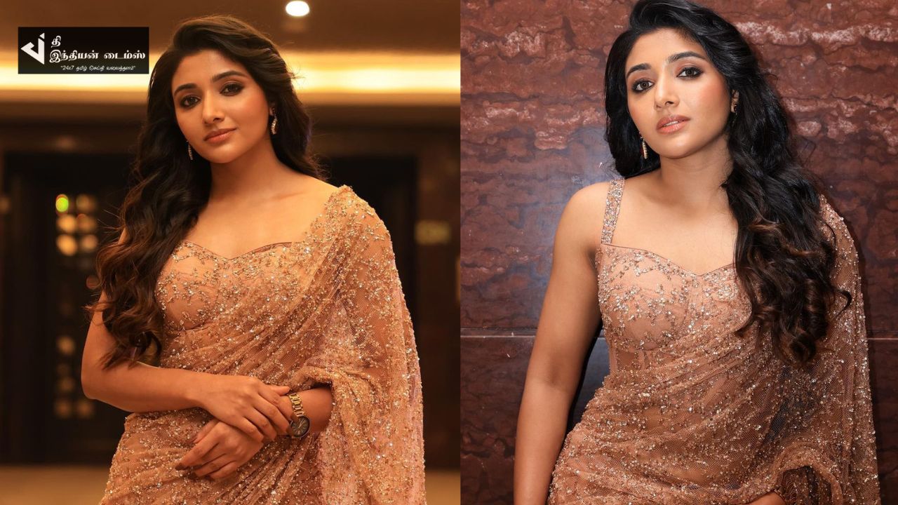 சேலையில் ஜொலிக்கும் TIGER முத்துவேல் பாண்டியன் மருமகள் நடிகை மிர்னா