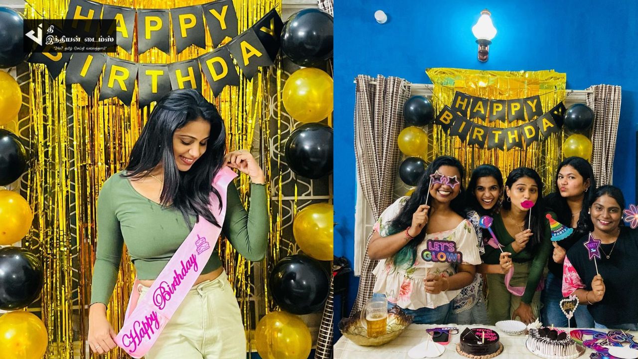 அருவி சீரியல் கதாநாயகி ஜோவிதா பிறந்தநாள் கொண்டாட்ட புகைப்படங்கள்