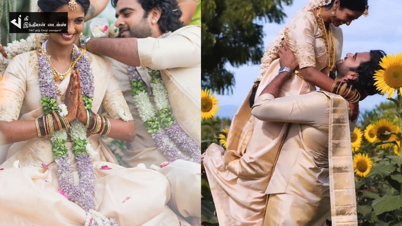 அசோக் செல்வன் மற்றும் கீர்த்தி பாண்டியன் திருமண புகைப்படங்கள்