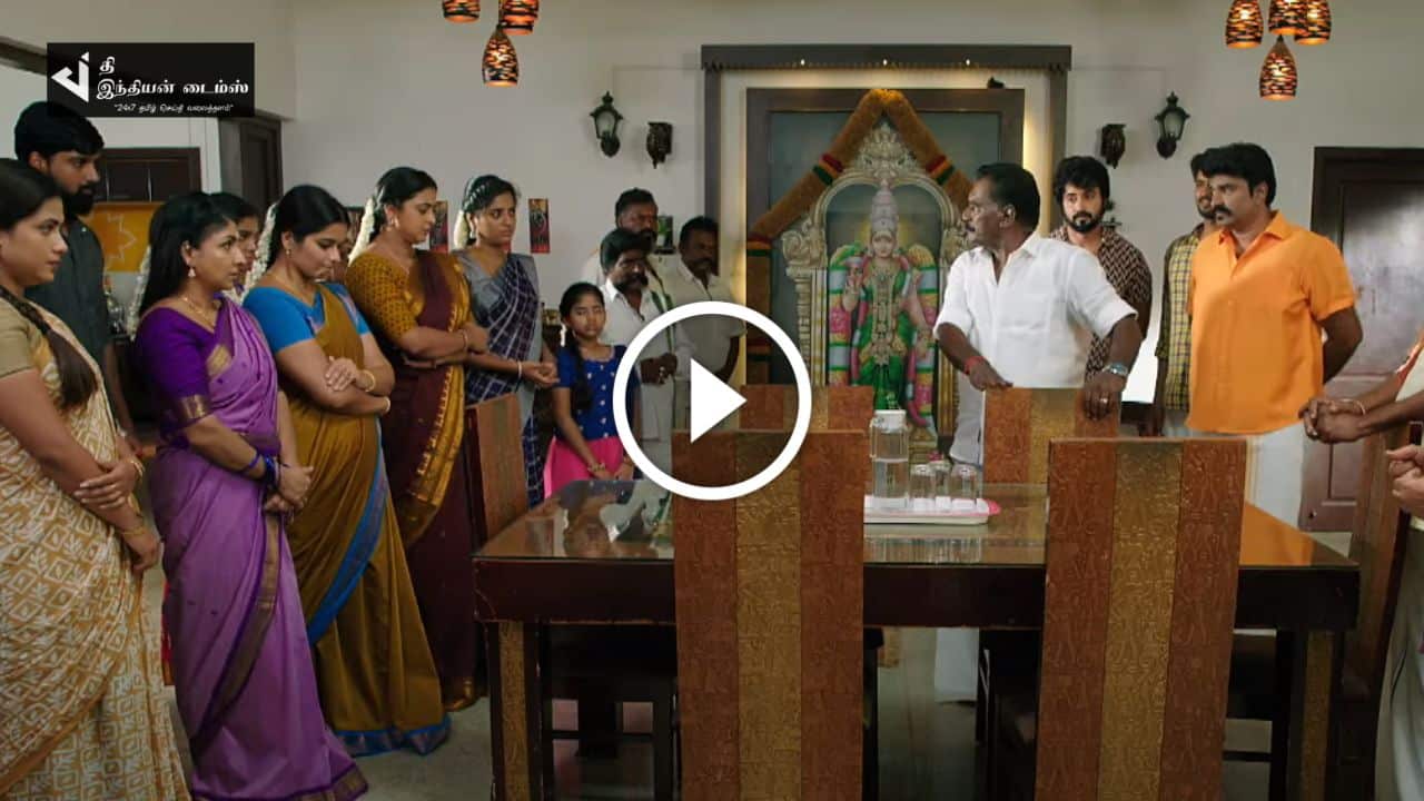 திரும்பி வந்த மாரிமுத்துவை கண்டு அஞ்சி நடுங்கி நிற்கும் குடும்பம்… எதிர்நீச்சல் ப்ரோமோ