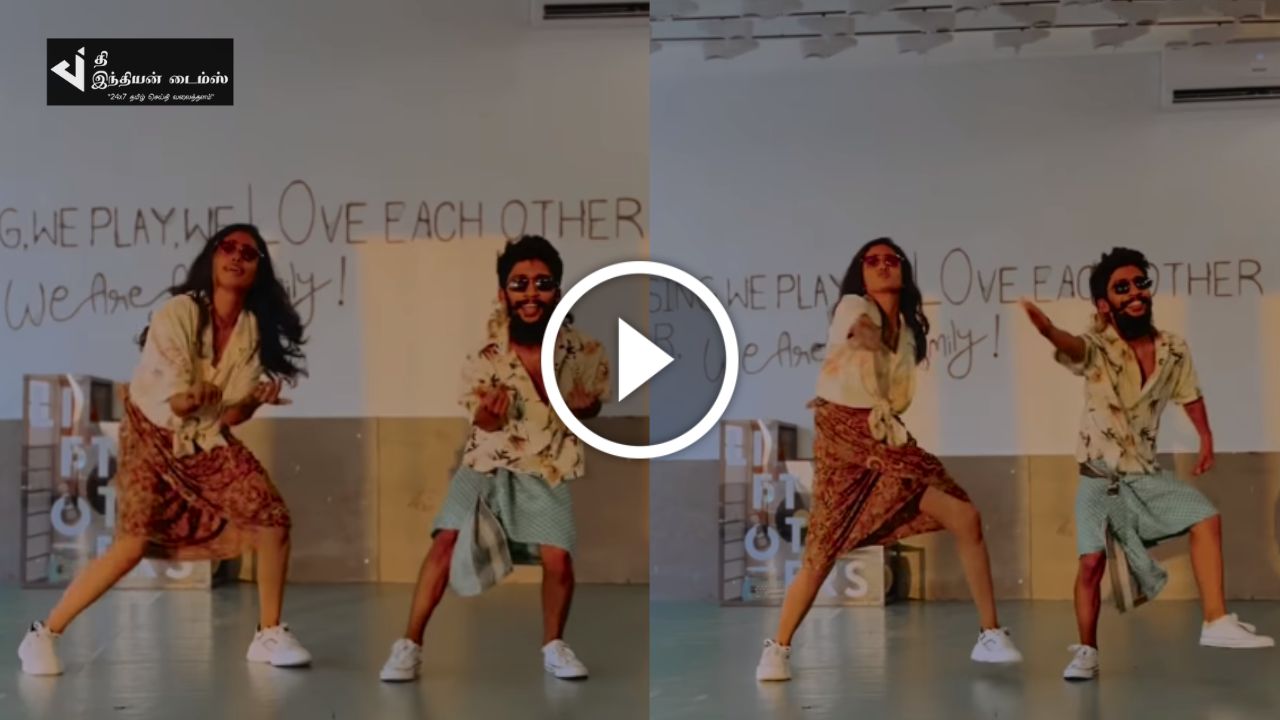 காவாலா பாடலுக்கு காதலியுடன் குத்தாட்டம் போட்ட ஜெயிலர் ஜாபர்