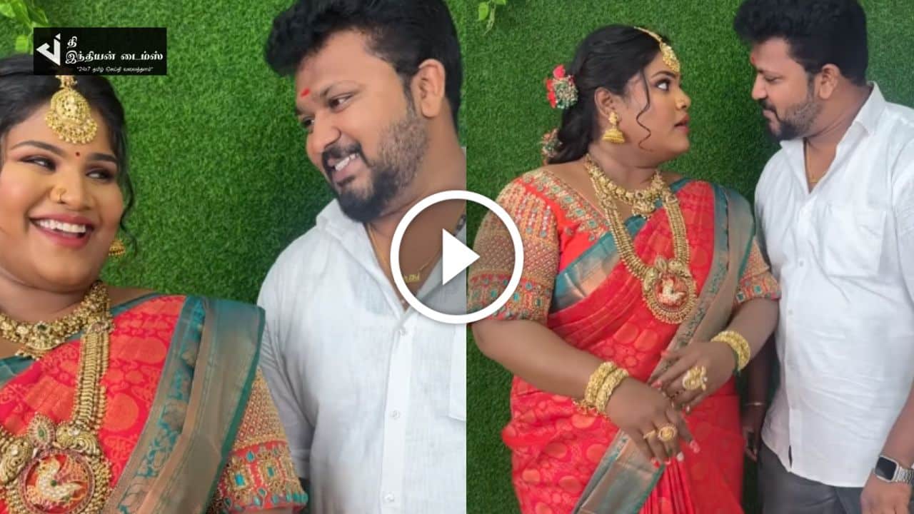 வருங்கால கணவருடன் செம்ம ROAMNCE செய்து வீடியோ வெளியிட்ட இந்திரஜா ரோபோ சங்கர்