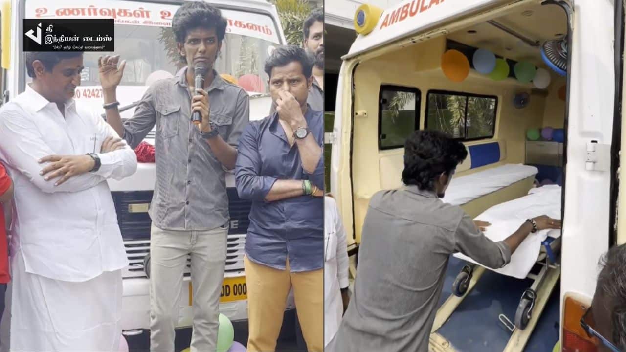 மலைக்கிராமத்திற்கு நான்காவது ஆம்புலன்ஸை இன்று வழங்கிய KPY பாலா