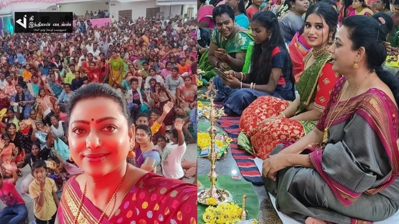 ரசிகர்களுடன் நவராத்திரியை கொண்டாடிய பாக்கியலட்சுமி சீரியல் நாயகி
