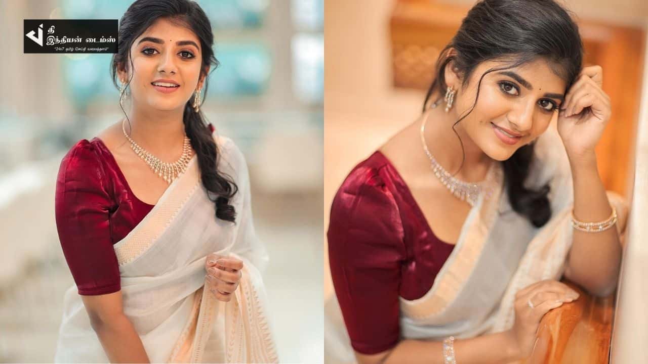 விஜய் டிவி சீரியல் நடிகை கேபிரியல் சேலையில் நடத்திய அழகிய போட்டோஷூட் புகைப்படங்கள்