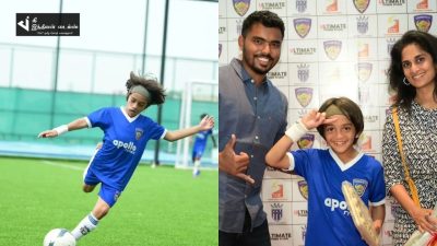 Cristiano Ronaldo போல FOOTBALL விளையாடும் தல அஜித் மகன் ஆத்விக் புகைப்படங்கள் 7
