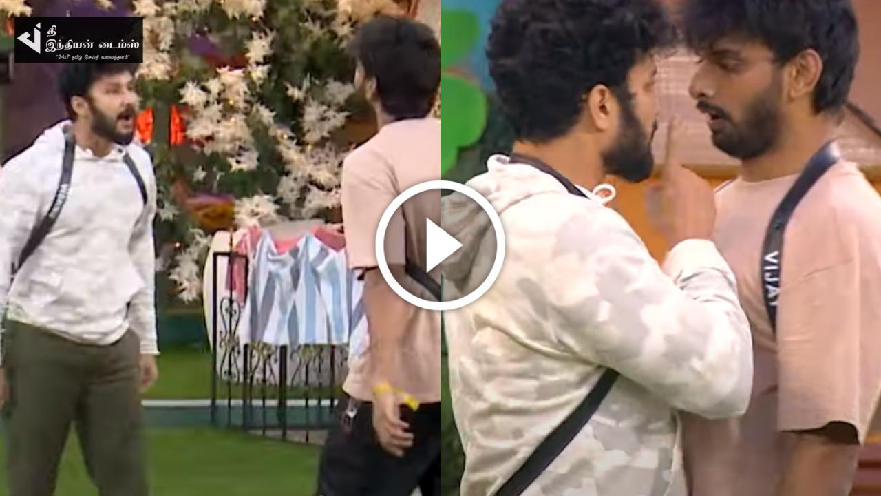 மூஞ்சை அடிச்சு உடைச்சிடுவேன்… விஷ்ணுக்கும் விஜய்க்கும் இடையே ஏற்பட்ட மோதல்… பரபரப்பான பிக் பாஸ் ப்ரோமோ