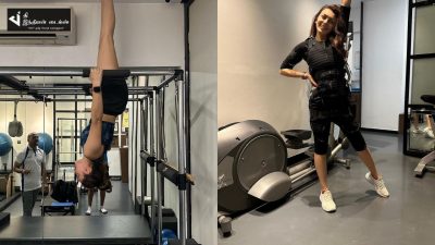 GYM-ல் தலைகீழாக நிற்கும் நடிகை ஹன்சிகா... தீவிர WORKOUT MODEல் ஹன்சிகா வெளியிட்டுள்ள புகைப்படம் வைரல் 27