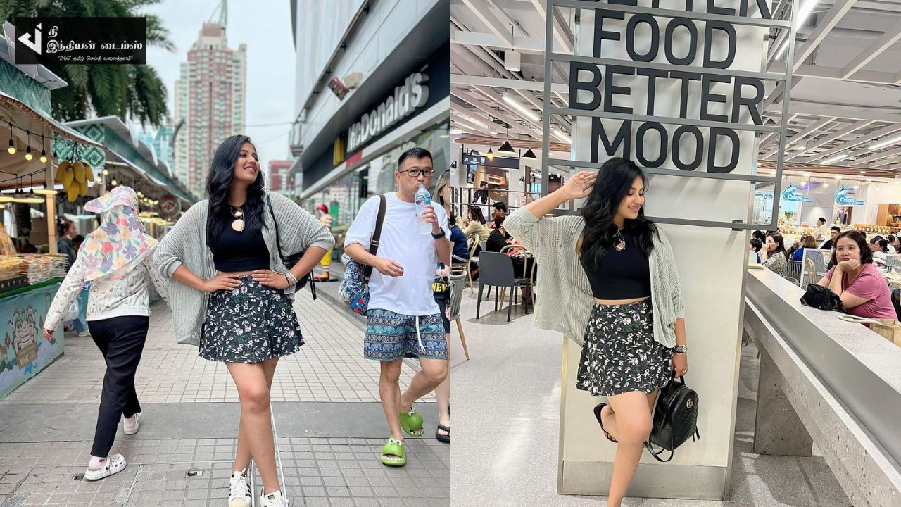 வெளிநாட்டில் விடுமுறையை கொண்டாடும் நடிகை அஞ்சலியின் புகைப்படங்கள்