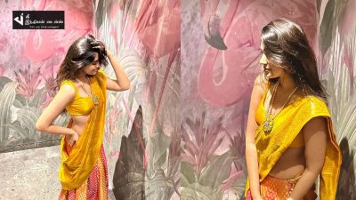 சேலையிலும் கிளாமரில் அசத்தும் நடிகை க்ரித்தி ஷெட்டியின் புகைப்படங்கள் 24